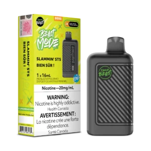 Flavour Beast Beast Mode 8K Disposable Vape: Slammin' STS (16 mL) product image at Vapelite Ottawa