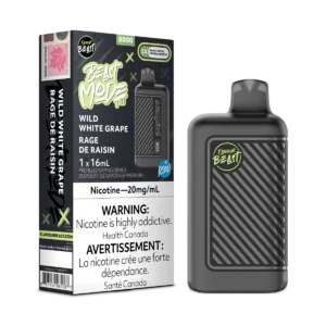Flavour Beast Beast Mode 8K Disposable Vape: Wild White Grape (16 mL) product image at Vapelite Ottawa