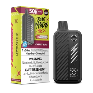 Flavour Beast Beast Mode Max 2 Disposable Vape: Cherry Blast (20 mL) product image at Vapelite Ottawa