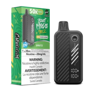 Flavour Beast Beast Mode Max 2 Disposable Vape: Chuggin' Spritz (20 mL) product image at Vapelite Ottawa
