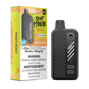 Flavour Beast Beast Mode Max 2 Disposable Vape: Frizzy Peach (20 mL) product image at Vapelite Ottawa