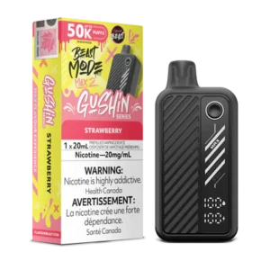 Flavour Beast Beast Mode Max 2 Disposable Vape: Gushin Strawberry (20 mL) product image at Vapelite Ottawa