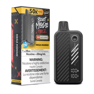 Flavour Beast Beast Mode Max 2 Disposable Vape: Mega Mango (20 mL) product image at Vapelite Ottawa