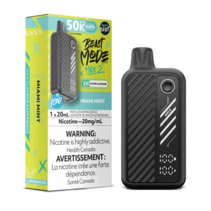 Flavour Beast Beast Mode Max 2 Disposable Vape: Miami Mint (20 mL) product image at Vapelite Ottawa