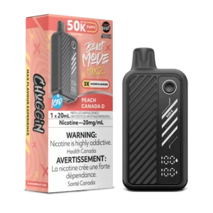 Flavour Beast Beast Mode Max 2 Disposable Vape: Peach Canada D (20 mL) product image at Vapelite Ottawa
