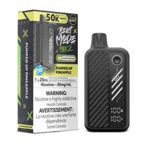 Flavour Beast Beast Mode Max 2 Disposable Vape: Pumped Up Pineapple (20 mL) product image at Vapelite Ottawa
