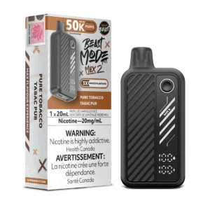 Flavour Beast Beast Mode Max 2 Disposable Vape: Pure Tobacco (20 mL) product image at Vapelite Ottawa