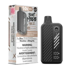 Flavour Beast Beast Mode Max 2 Disposable Vape: Roasted Tobacco (20 mL) product image at Vapelite Ottawa