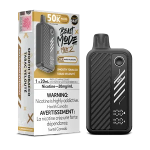 Flavour Beast Beast Mode Max 2 Disposable Vape: Smooth Tobacco (20 mL) product image at Vapelite Ottawa