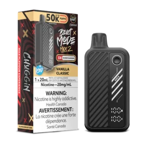 Flavour Beast Beast Mode Max 2 Disposable Vape: Vanilla Classic (20 mL) product image at Vapelite Ottawa