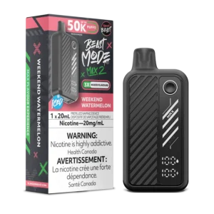 Flavour Beast Beast Mode Max 2 Disposable Vape: Weekend Watermelon (20 mL) product image at Vapelite Ottawa