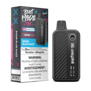 Flavour Beast Beast Mode Max Disposable Vape: Bomb Blue Razz (20 mL) product image at Vapelite Ottawa