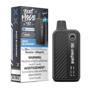 Flavour Beast Beast Mode Max Disposable Vape: Boss Blueberry (20 mL) product image at Vapelite Ottawa