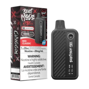 Flavour Beast Beast Mode Max Disposable Vape: Chuggin' Red Classic (20 mL) product image at Vapelite Ottawa