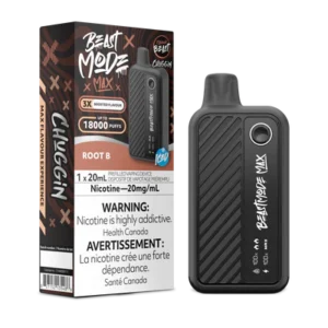 Flavour Beast Beast Mode Max Disposable Vape: Chuggin' Root B (20 mL) product image at Vapelite Ottawa