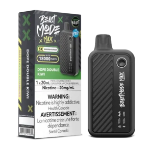 Flavour Beast Beast Mode Max Disposable Vape: Dope Double Kiwi (20 mL) product image at Vapelite Ottawa