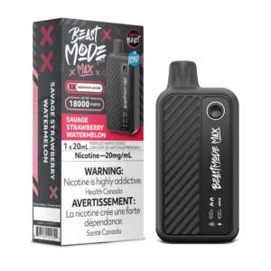Flavour Beast Beast Mode Max Disposable Vape: Savage Strawberry Watermelon (20 mL) product image at Vapelite Ottawa