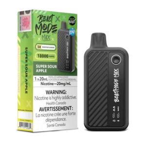 Flavour Beast Beast Mode Max Disposable Vape: Super Sour Apple (20 mL) product image at Vapelite Ottawa