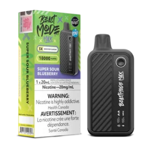 Flavour Beast Beast Mode Max Disposable Vape: Super Sour Blueberry (20 mL) product image at Vapelite Ottawa