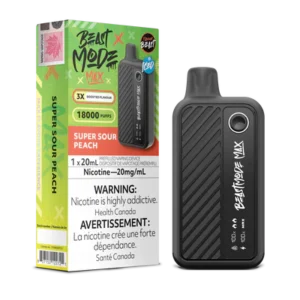 Flavour Beast Beast Mode Max Disposable Vape: Super Sour Peach (20 mL) product image at Vapelite Ottawa