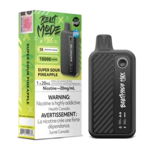 Flavour Beast Beast Mode Max Disposable Vape: Super Sour Pineapple (20 mL) product image at Vapelite Ottawa