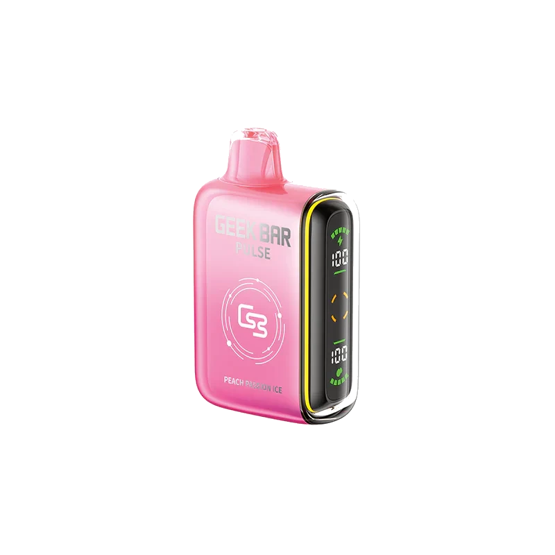 Geek Bar Pulse Disposable Vape: Peach Passion Ice product image at Vapelite Ottawa
