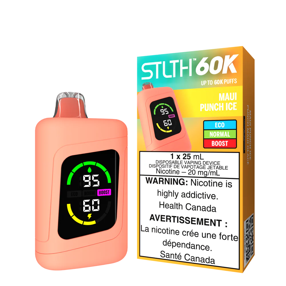 STLTH 60K Disposable Vape: Maui Punch Ice product image at Vapelite Ottawa