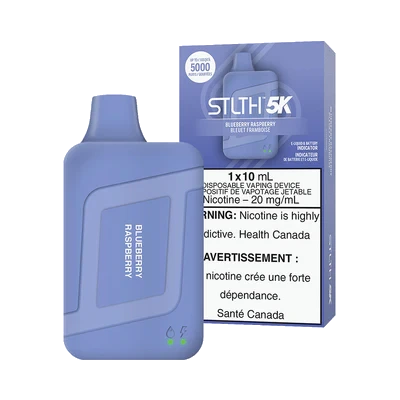 STLTH Box 5K Disposable Vape: Blueberry Raspberry product image at Vapelite Ottawa