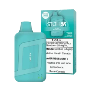 STLTH Box 5K Disposable Vape: Ice Mint product image at Vapelite Ottawa