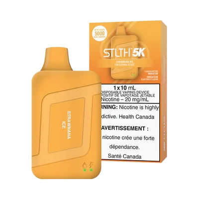 STLTH Box 5K Disposable Vape: Strawnana Ice product image at Vapelite Ottawa