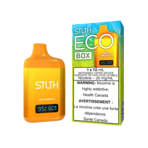 STLTH Eco Box Disposable Vape: Blue Lemon Ice product image at Vapelite Ottawa