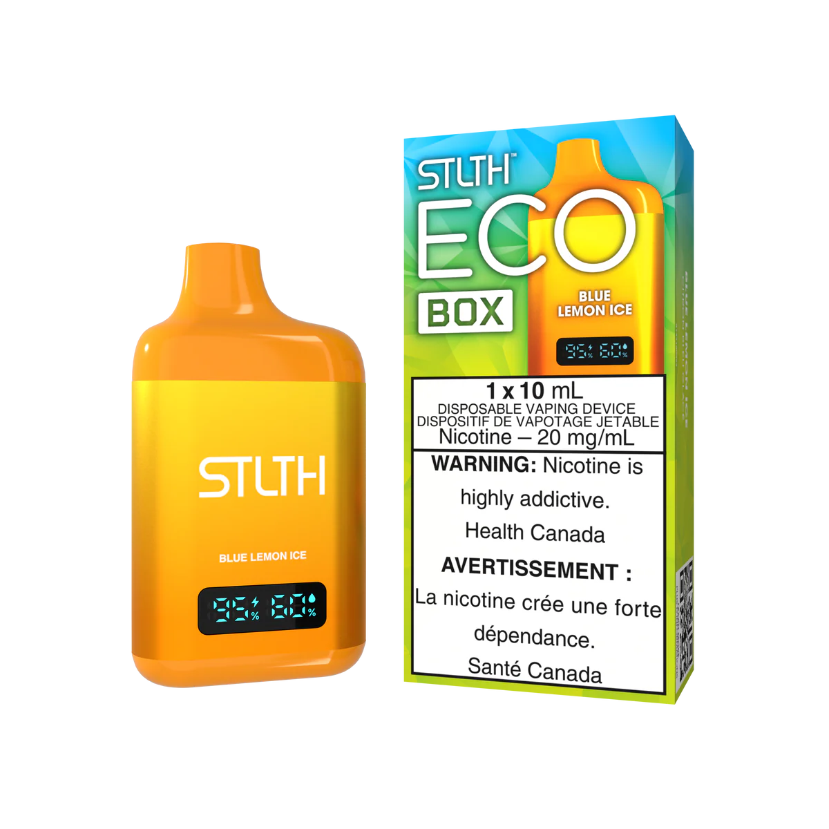 STLTH Eco Box Disposable Vape: Blue Lemon Ice product image at Vapelite Ottawa