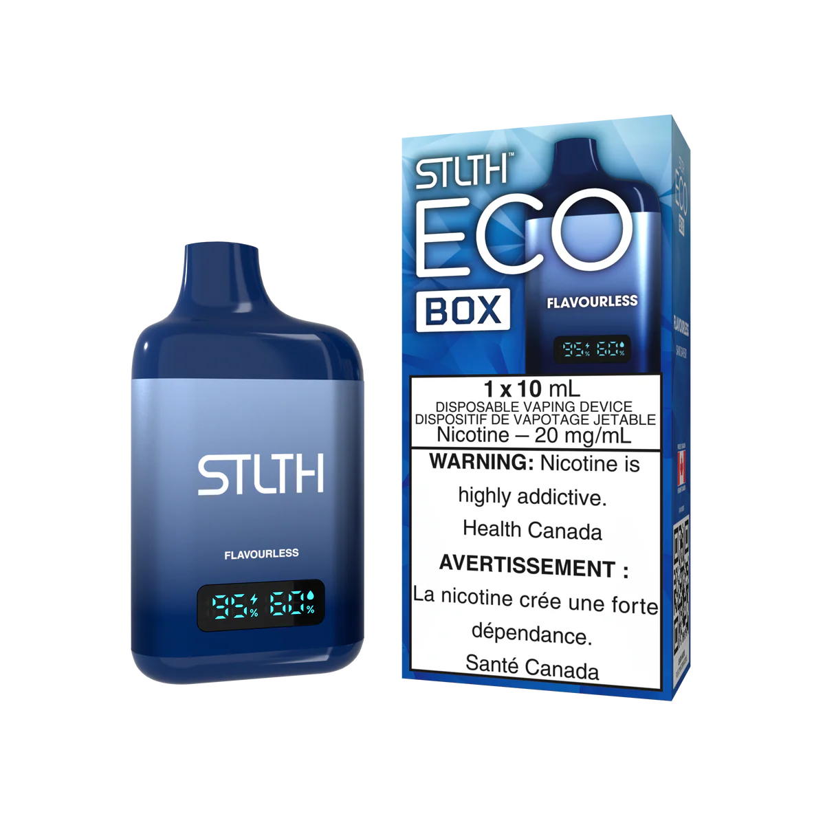 STLTH Eco Box Disposable Vape: Flavourless product image at Vapelite Ottawa