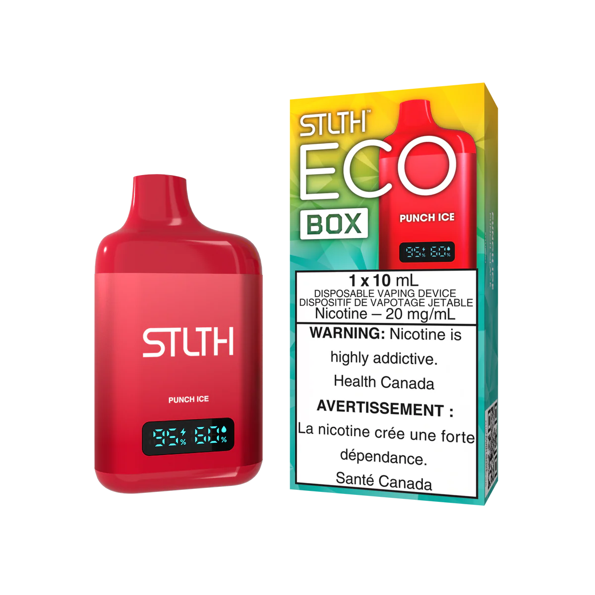 STLTH Eco Box Disposable Vape: Punch Ice product image at Vapelite Ottawa