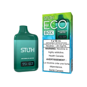 STLTH Eco Box Disposable Vape: Watermelon Lime Ice product image at Vapelite Ottawa