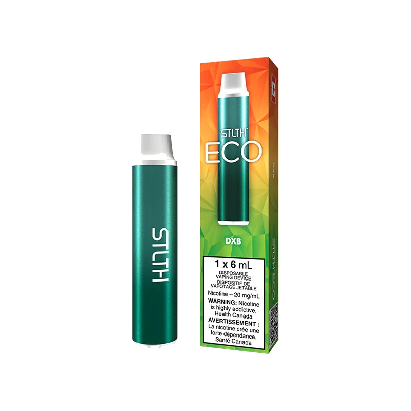 STLTH Eco Disposable Vape: Dxb Pistachio product image at Vapelite Ottawa