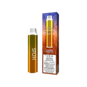 STLTH Eco Disposable Vape: Golden Tobacco product image at Vapelite Ottawa
