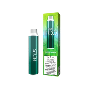 STLTH Eco Disposable Vape: Green Apple product image at Vapelite Ottawa