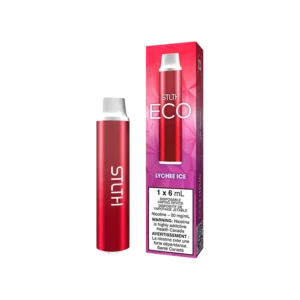STLTH Eco Disposable Vape: Lychee Ice product image at Vapelite Ottawa