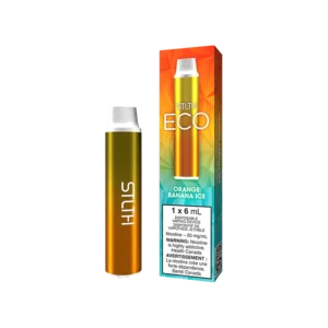 STLTH Eco Disposable Vape: Orange Banana Ice product image at Vapelite Ottawa