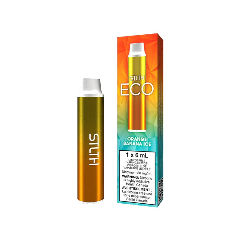 STLTH Eco Disposable Vape: Orange Banana Ice product image at Vapelite Ottawa