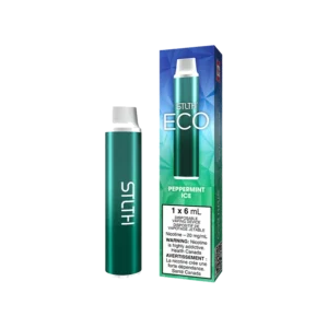 STLTH Eco Disposable Vape: Peppermint Ice product image at Vapelite Ottawa