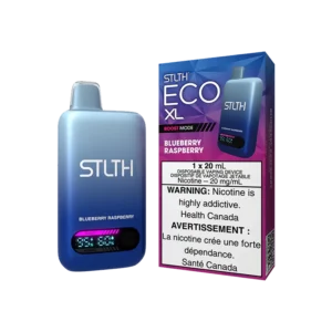 STLTH Eco XL Disposable Vape: Blueberry Raspberry product image at Vapelite Ottawa