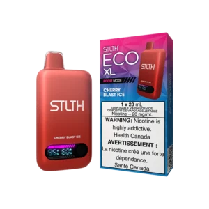STLTH Eco XL Disposable Vape: Cherry Blast Ice product image at Vapelite Ottawa