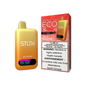 STLTH Eco XL Disposable Vape: Juicy Peach Ice product image at Vapelite Ottawa