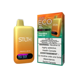 STLTH Eco XL Disposable Vape: Pineapple Lime Ice product image at Vapelite Ottawa