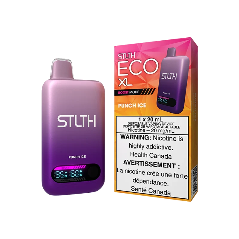 STLTH Eco XL Disposable Vape: Punch Ice product image at Vapelite Ottawa
