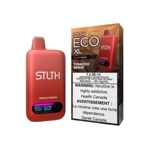 STLTH Eco XL Disposable Vape: Tobacco Breeze product image at Vapelite Ottawa