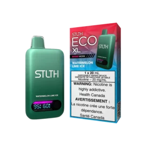 STLTH Eco XL Disposable Vape: Watermelon Lime Ice product image at Vapelite Ottawa