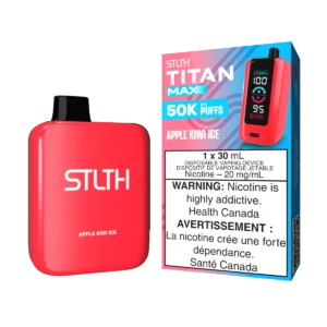 STLTH Titan Max Disposable Vape: Apple Kiwi Ice (30 mL) product image at Vapelite Ottawa